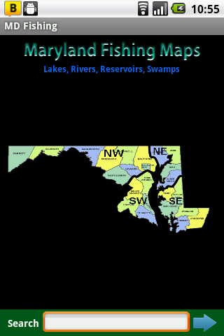 Maryland Fishing Maps - 5.4K apk