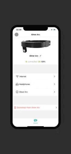 Screenshot Almer Companion App