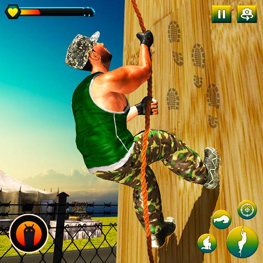 US Army Combat Training Military Obstacle Course