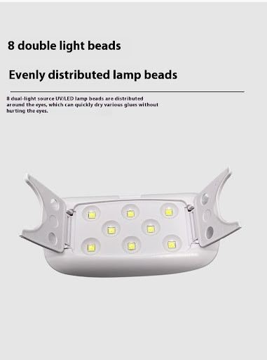 Title 6, High-Power 8-lamp LED UV Lamp for fast and effe...