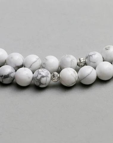 Bracelet des perles de fleurs de pi - 0