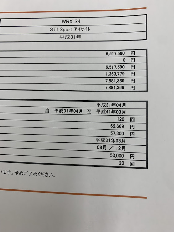 まさぴーやさんが投稿したWRX S4・見積もり書・クルマ好きと繋がりたい・クールレーシングさいたまに関するカスタム事例の投稿画像3枚目