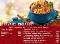 Biryani Embassy menu 2