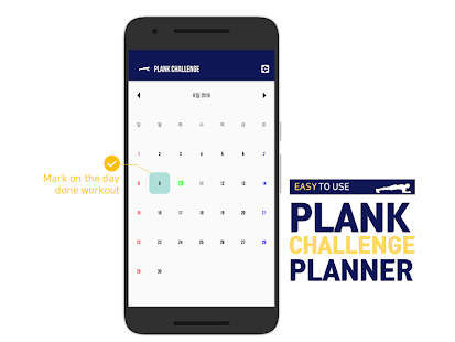 [Tailored] Plank Challenge Planner - náhled