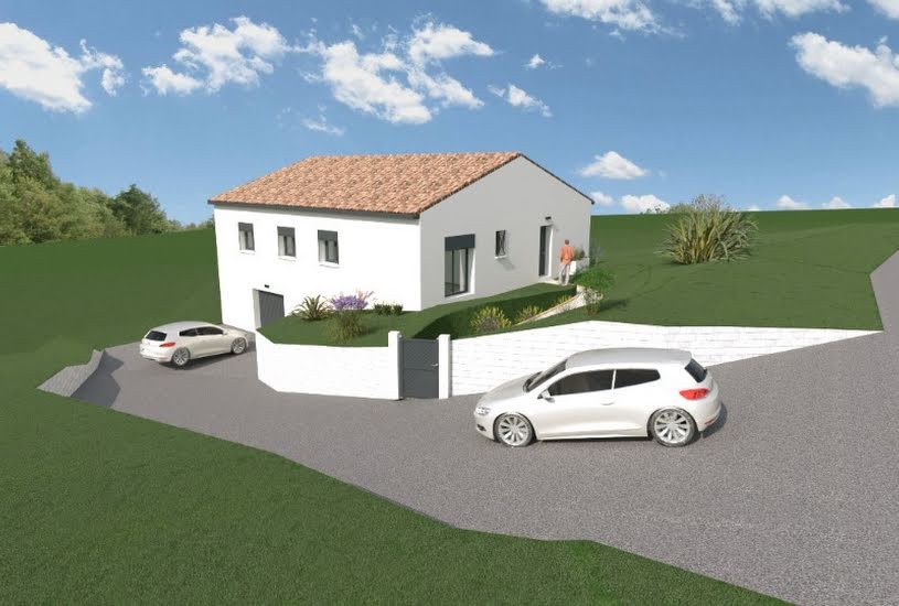  Vente Terrain + Maison - Terrain : 900m² - Maison : 125m² à Lalevade-d'Ardèche (07380) 