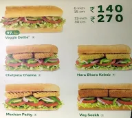 Subway menu 2