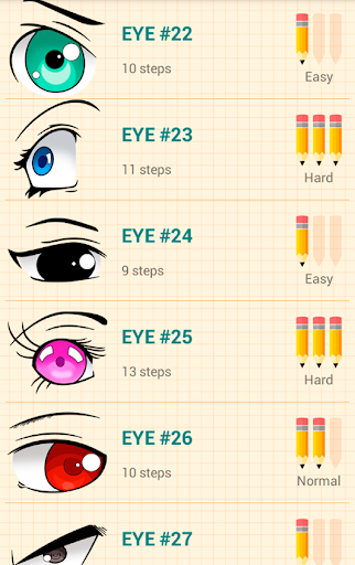 Screenshot How to Draw Anime Eyes