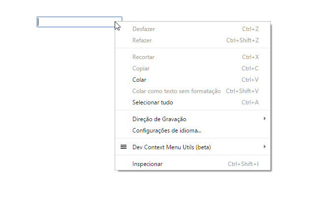 Dev Context Menu Utils (beta) chrome extension