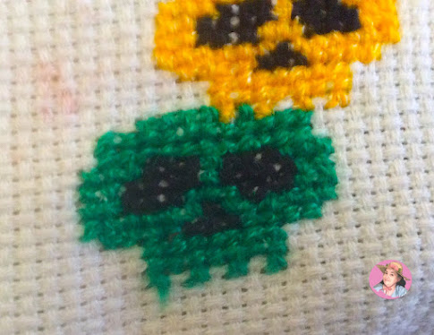 Skull for halloween cross stitch 