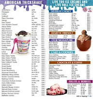 51 Rainbow Ice Cream menu 1