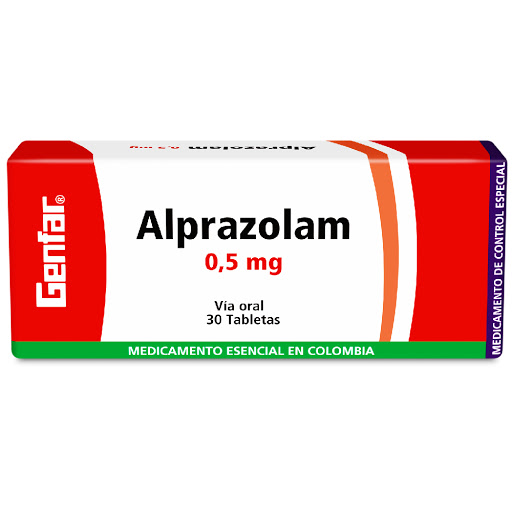 Alprazolam  mg Caja x 30 Tabletas