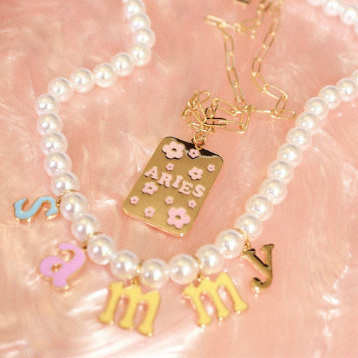Title 8, INS Style Oil Dripping 12 Constellation Necklac...