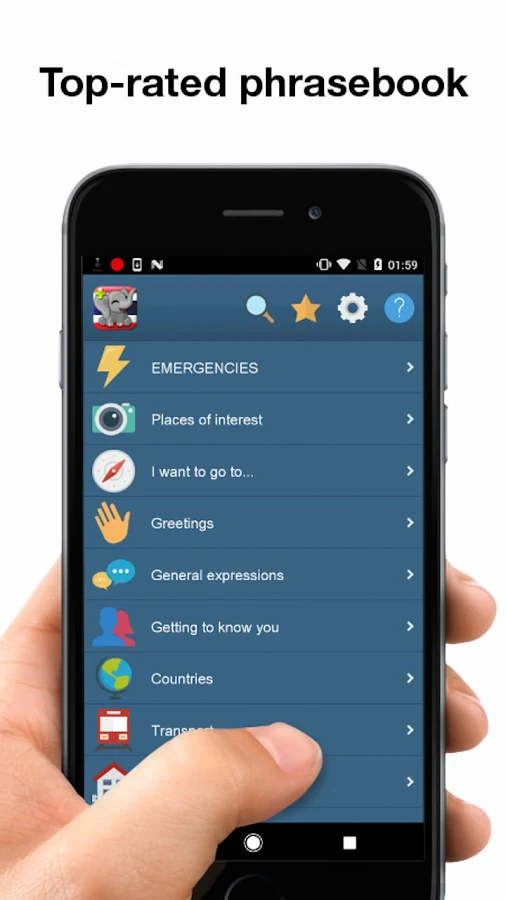  Thai phrasebook - Thai Talk Pro- screenshot 
