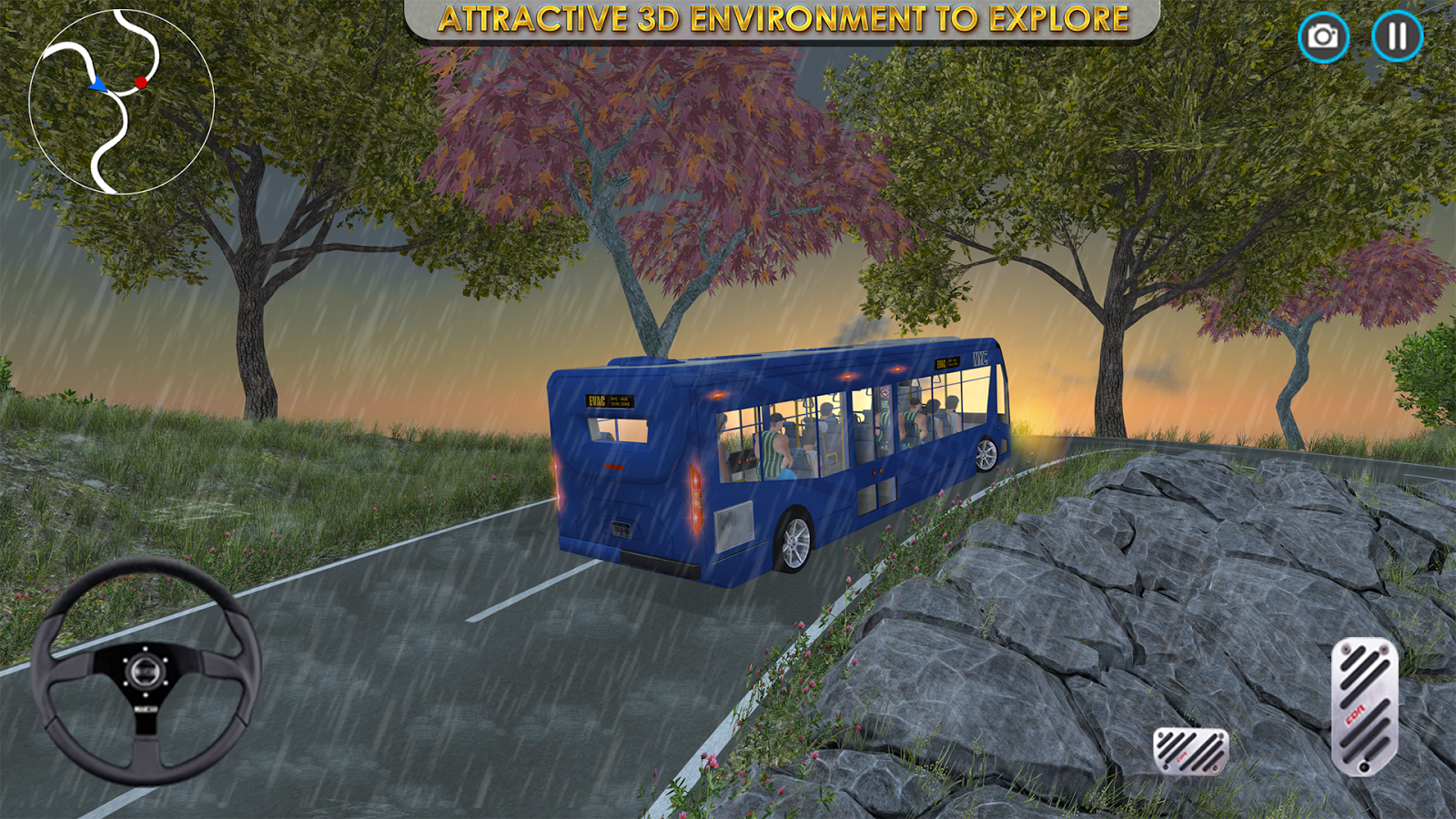   Coach Bus Simulator Parking- 스크린샷 