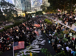 「香港人權案集氣大會」13萬人擠爆遮打花園