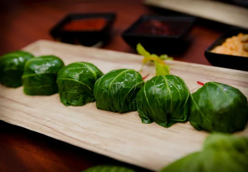 Bokchoy Wrapped Chicken Dimsums (6 Pcs)