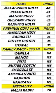 Chillax Zone menu 1