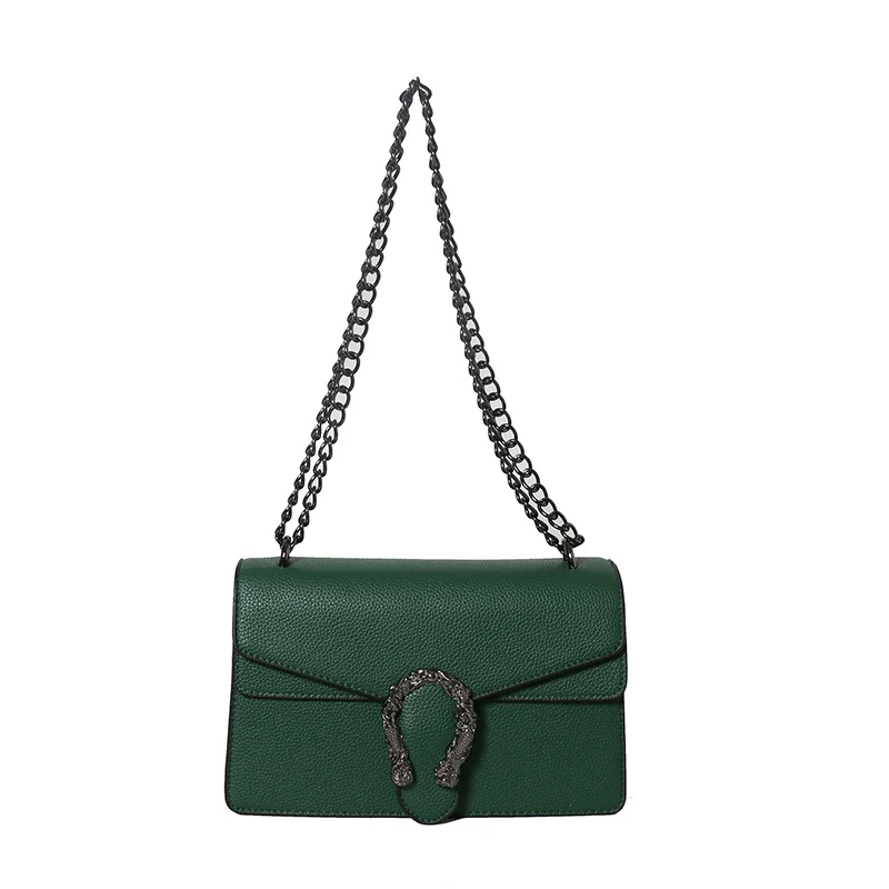 Sac Bandoulière Femme avec Chaîne Élégant et Pratique Idéal pour l'Épaule ou en Travers Parfait pour Sorties et Événements.