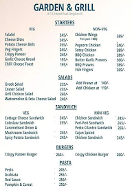 Garden & Grill menu 1