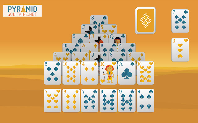 Pyramid Solitaire Full Screen