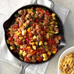 Italian Sausage Veggie Skillet was pinched from <a href="https://www.tasteofhome.com/recipes/italian-sausage-veggie-skillet/" target="_blank" rel="noopener">www.tasteofhome.com.</a>