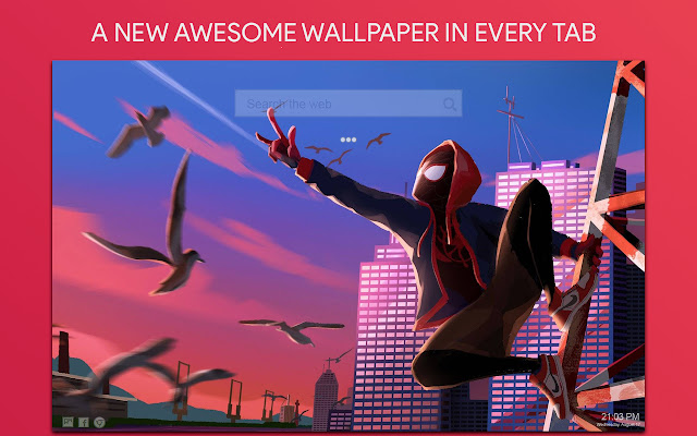 Miles Morales Wallpaper HD Custom New Tab