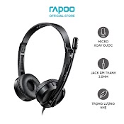 Tai Nghe Chup Tai Có Dây Onear Rapoo H100 Wired Stereo