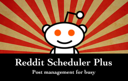 Reddit Scheduler Plus Preview image 0