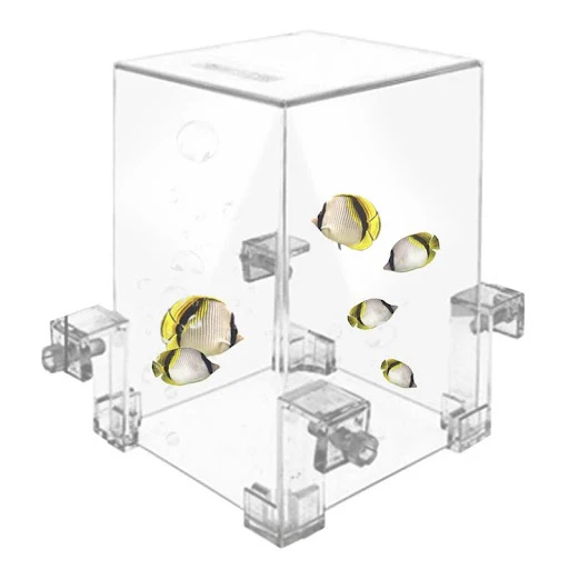 Fish Tower For Tank Acrylic Vacuum Aquarium Inverted Fish Tank Fish Elevator Aquarium Accessories Automatic Water Refill