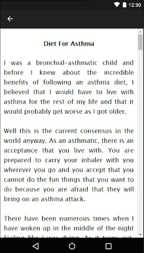 Dealing With Asthma Naturally