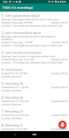 VoiceNotes - location & time Screenshot 4 of 5