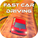 Fast Car Driving On Difficult 