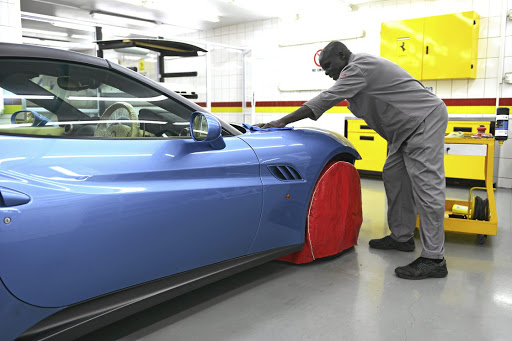 The various services of Carrozzeria involve body detailing and paintwork.