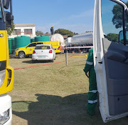 An explosion occurred inside a tanker while a man was inside at a cleaning service in KwaZulu-Natal.