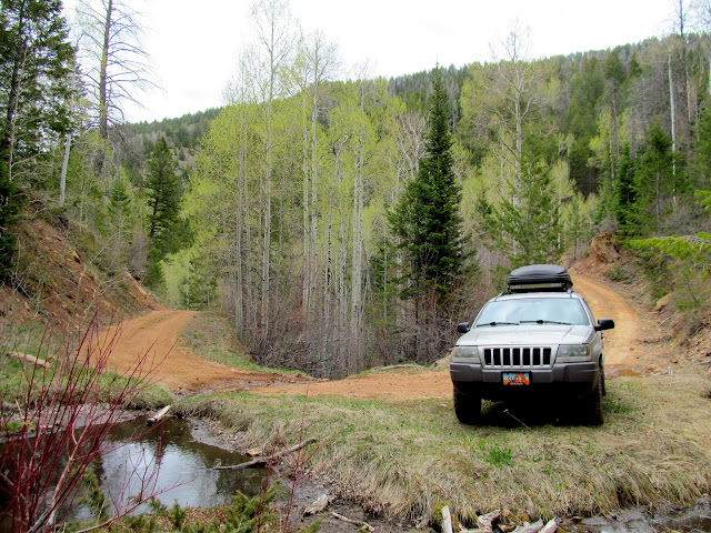 Parked at a tributary to Dry Canyon