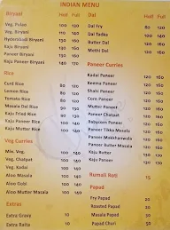 Veggie Chinese menu 3