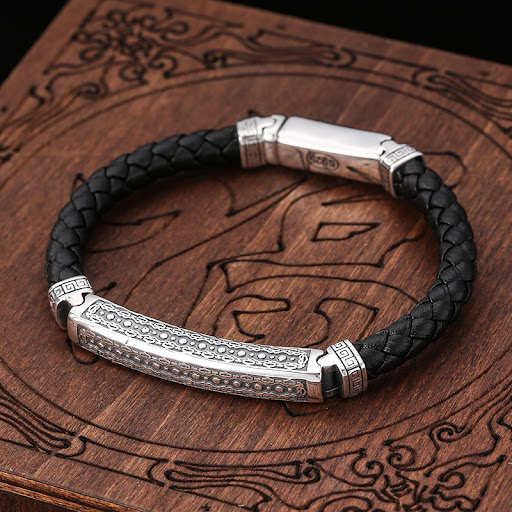 Title 4, Hand-woven hand rope fashion bracelet for men a...