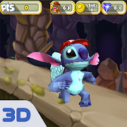 3D Stitch Adventures Rush Lilo the Jungle  Icon