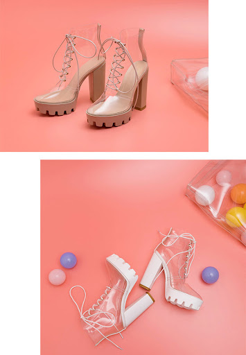 Title 4, Womens Thick-soled Roman Sandals with Thick He...