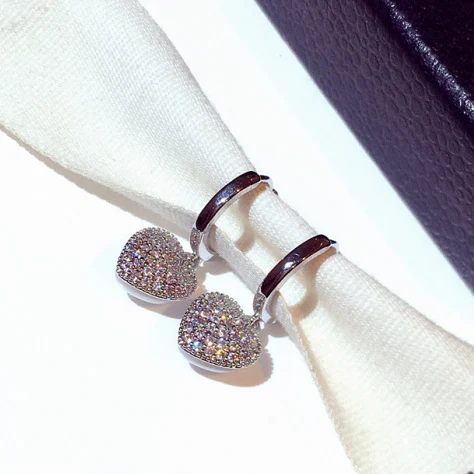 Trendy oorbellen voor dames, delicaat en superglanzend, perfect om je look te verfraaien met elegantie en glans.