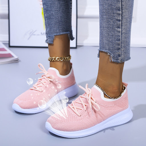 Title 5, Fly-Woven Mesh Breathable Deep-Mouth Lace-up Pl...