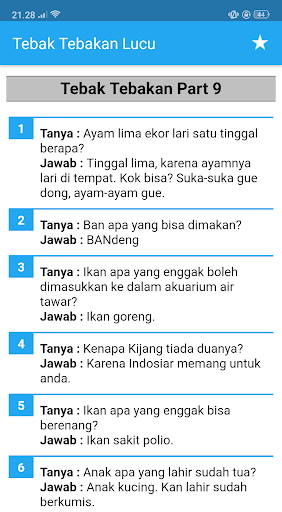 Tebak Tebakan Lucu Seru