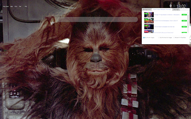 Chewbacca HD Wallpapers Tab