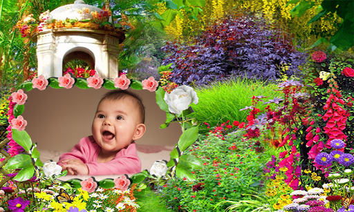 Beautiful Garden Photo Frame All Application