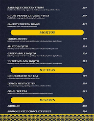 The Serial Burger menu 1