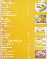 Aahar Cafe menu 1