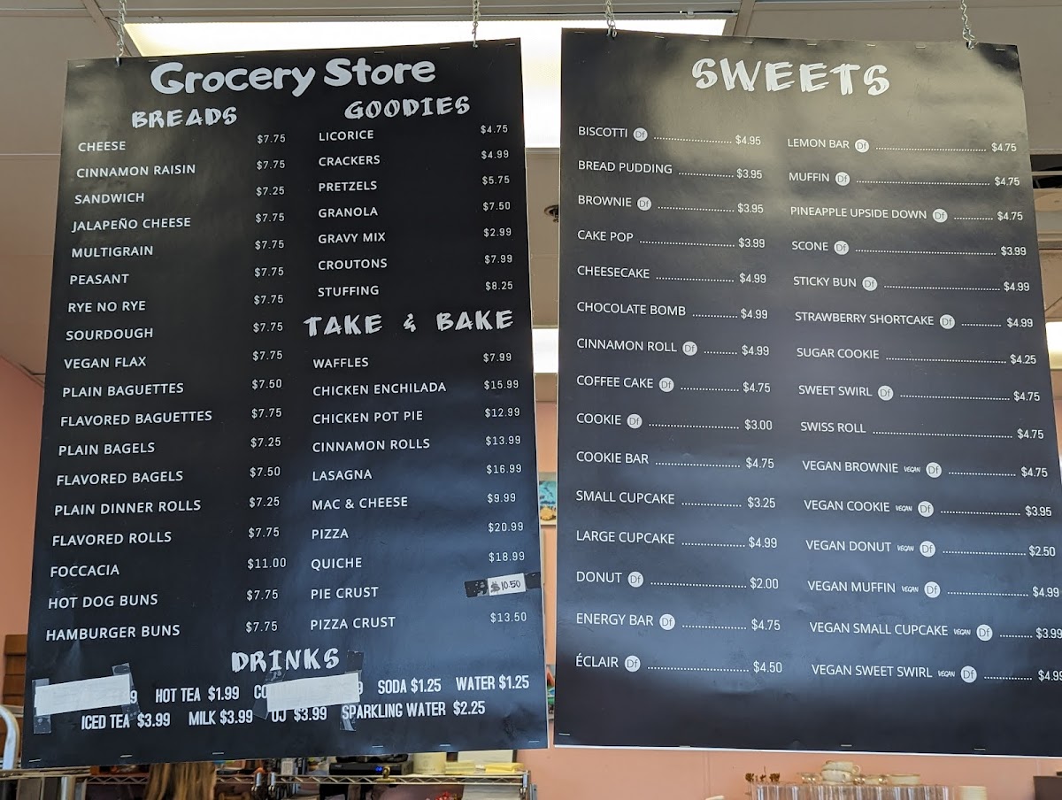 Haven On Earth Bakery & Deli gluten-free menu