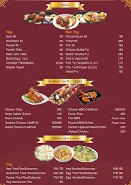 Chennai DarNightlife menu 1