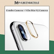 [Hot] Combo Kính Cường Lực Camera + Viền Kim Loại Bảo Vệ Camera Dành Cho Ip 6/6S/6+/6S+ 7/8 7/8+ X Xr Xsmax