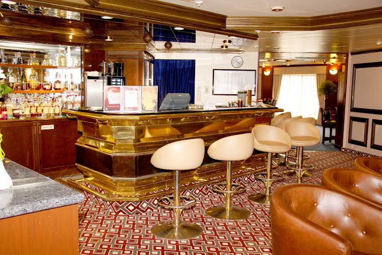 The Java Bar and Café on Holland America's Prinsendam. 